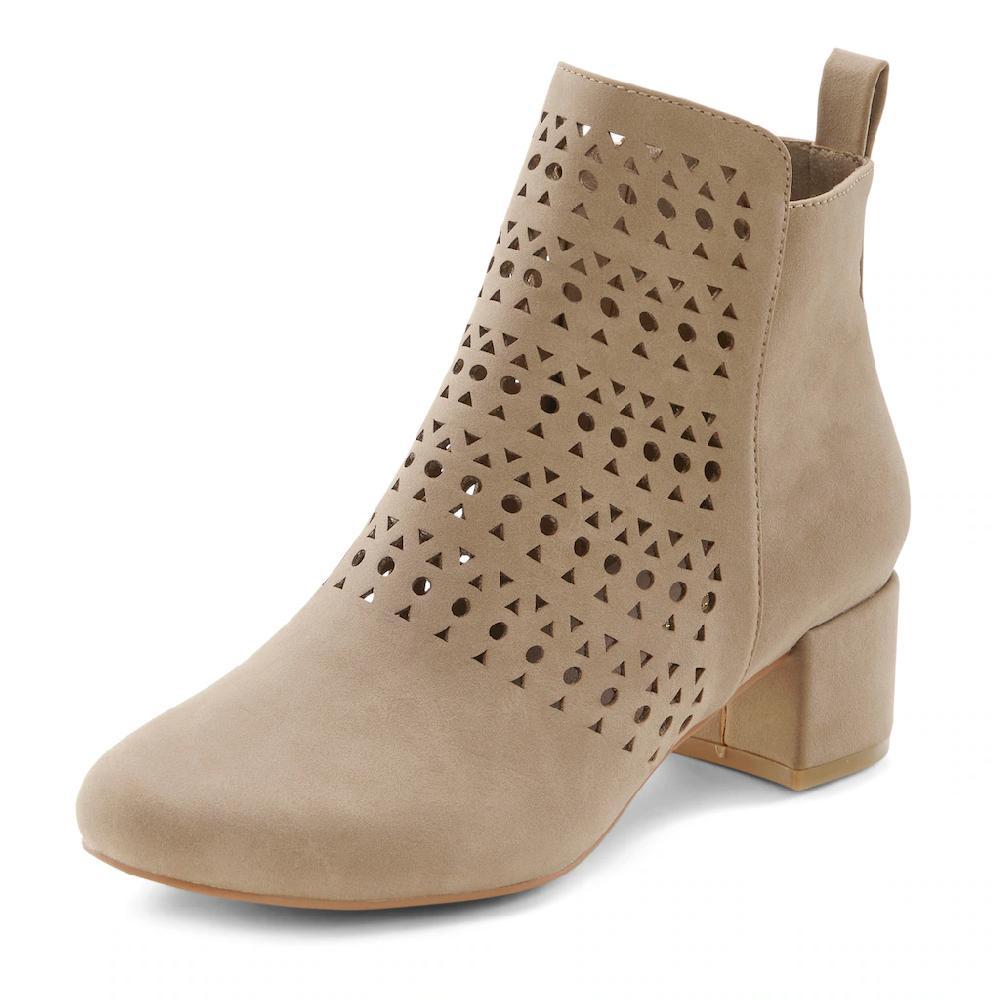 LASCANA Stiefelette Stiefel Boots mit kleinen Cut-Outs VEGAN online kaufen