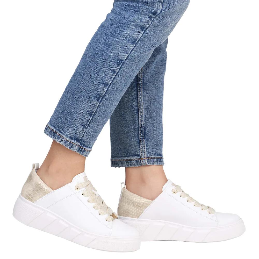 RIEKER Sport Plateausneaker Schnürschuh Halbschuh Freizeitsneaker mit Soft-Einlage online bestellen Nur noch ein Tag übrig