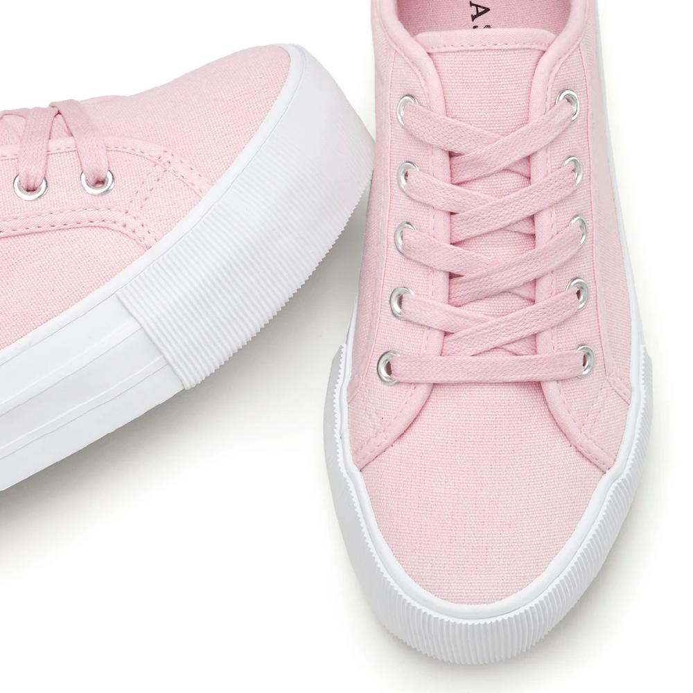 LASCANA Sneaker Schnürhalbschuh Freizeitschuh aus Textil mit Plateausohle online kaufen Kostenloser Versand international
