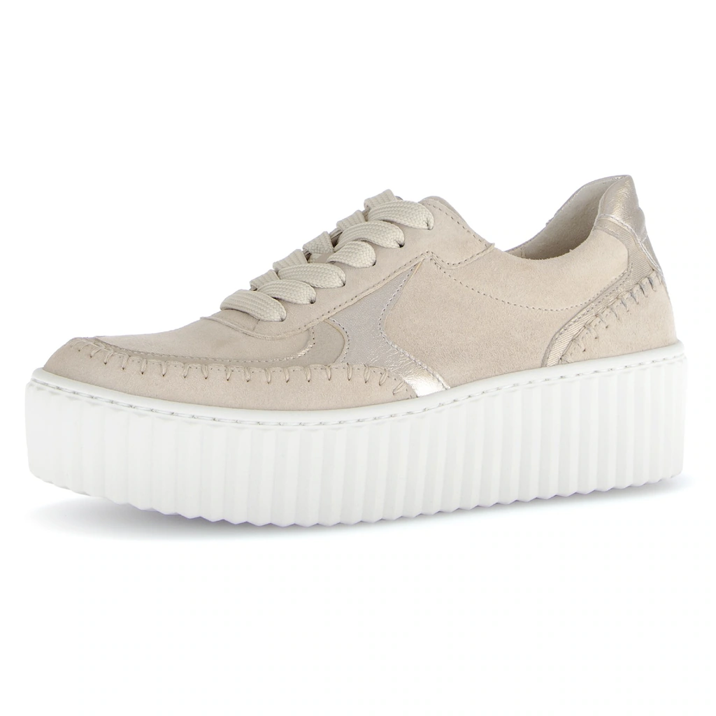 Gabor Plateausneaker Freizeitschuh Halbschuh Schnürschuh mit Best Fitting-Ausstattung kaufen