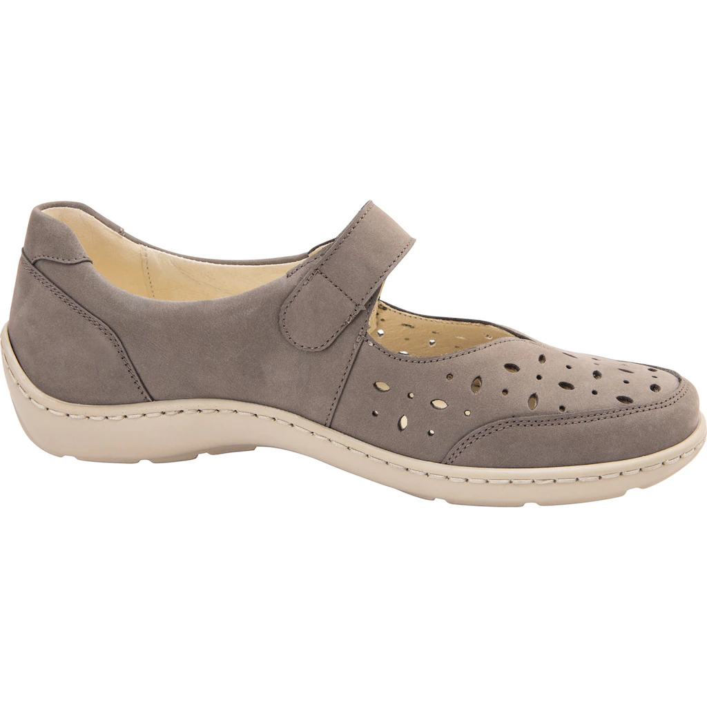 Waldläufer Ballerina »HENNI« Klettschuh Komfortschuh mit Perforation H-Weite ▷ für Auslauf