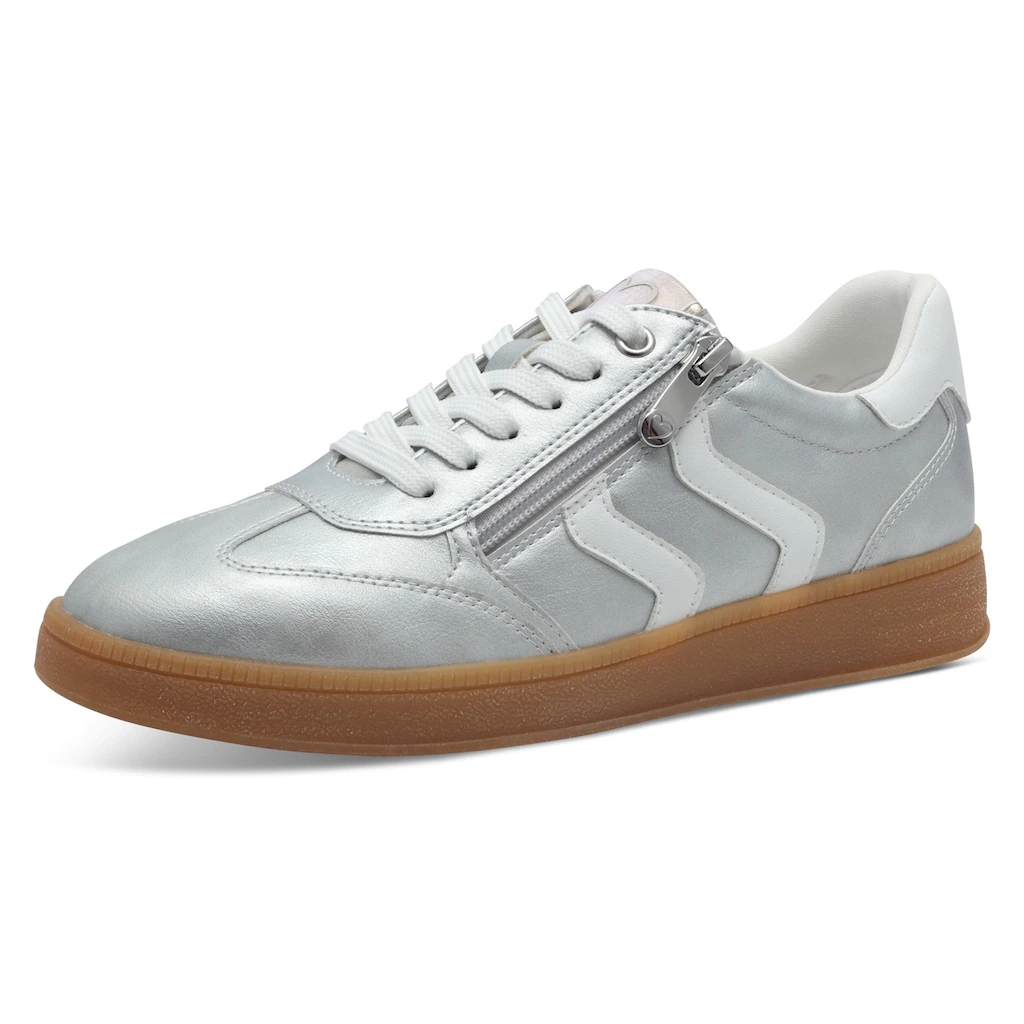 MARCO TOZZI Plateausneaker Freizeitschuh Halbschuh Schnürschuh mit Kontrastbesatz bestellen
