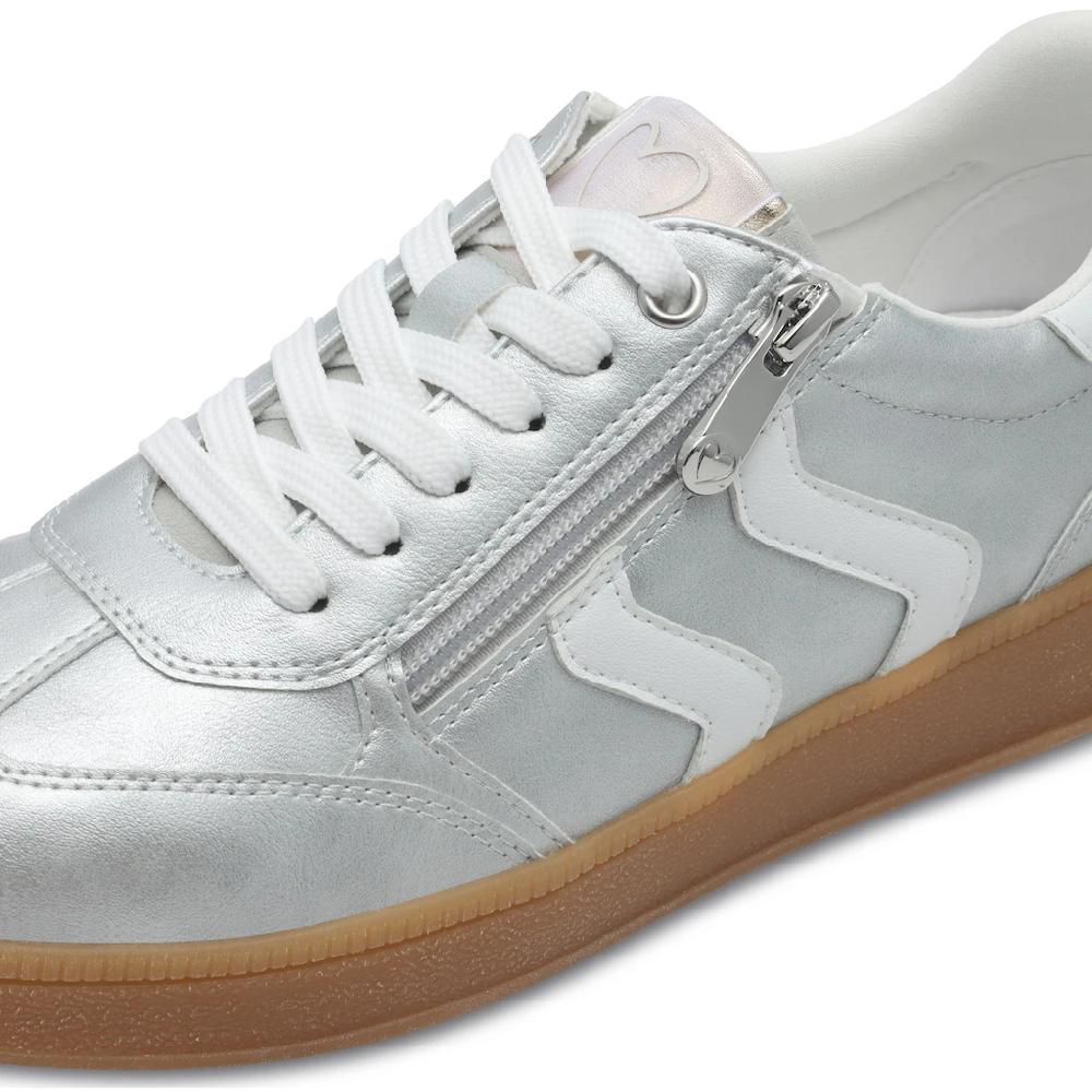 MARCO TOZZI Plateausneaker Freizeitschuh Halbschuh Schnürschuh mit Kontrastbesatz bestellen Verkauf