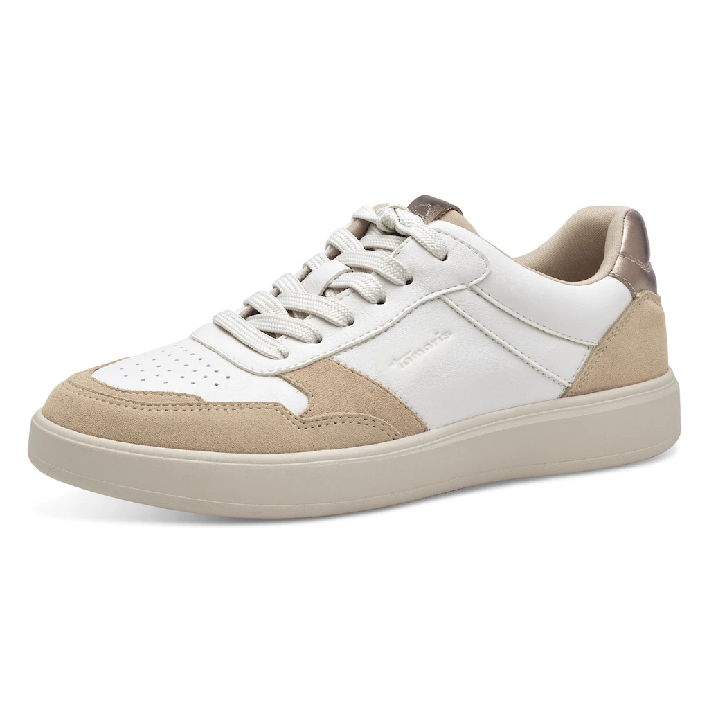 Tamaris Plateausneaker Freizeitschuh Halbschuh Schnürschuh mit Kontrastbesätzen kaufen