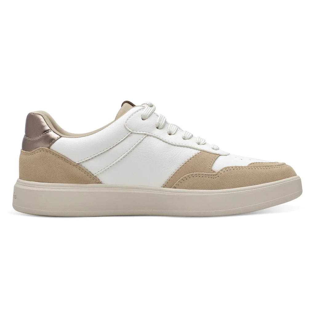 Tamaris Plateausneaker Freizeitschuh Halbschuh Schnürschuh mit Kontrastbesätzen kaufen Begrenztes Angebot