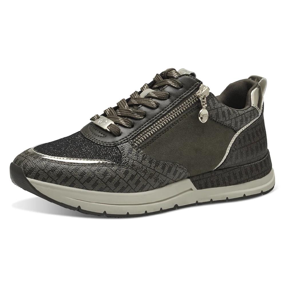 Tamaris Keilsneaker Freizeitschuh Halbschuh Schnürschuh trendige Metallic-Details online kaufen