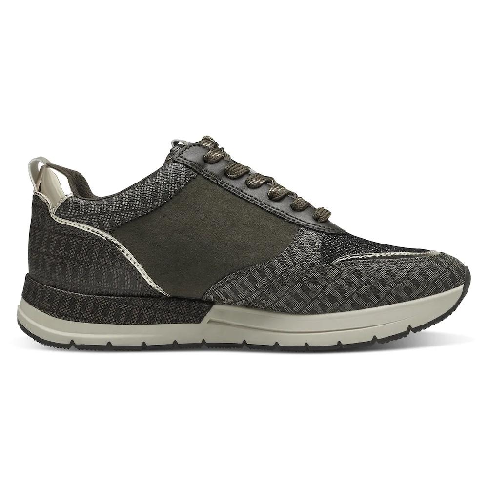 Tamaris Keilsneaker Freizeitschuh Halbschuh Schnürschuh trendige Metallic-Details online kaufen Top Angebot