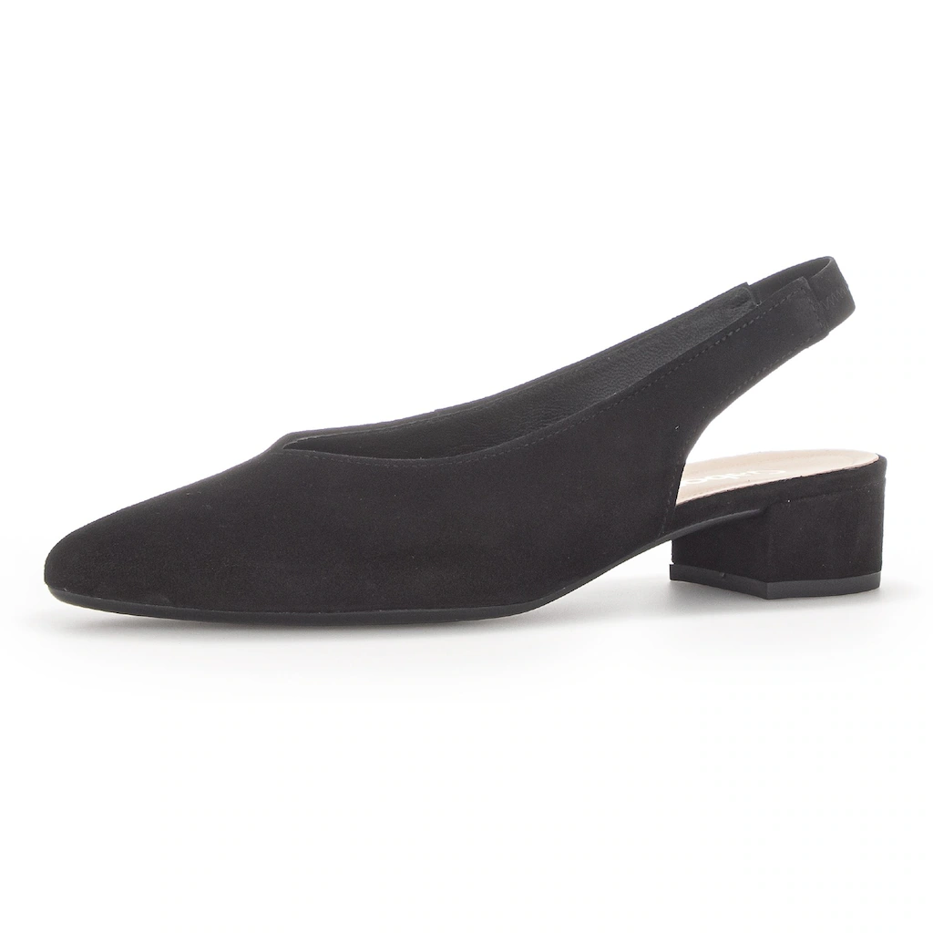 Gabor Slingpumps Abendschuh Sommerschuh Blockabsatz mit elastischem Riemchen bestellen