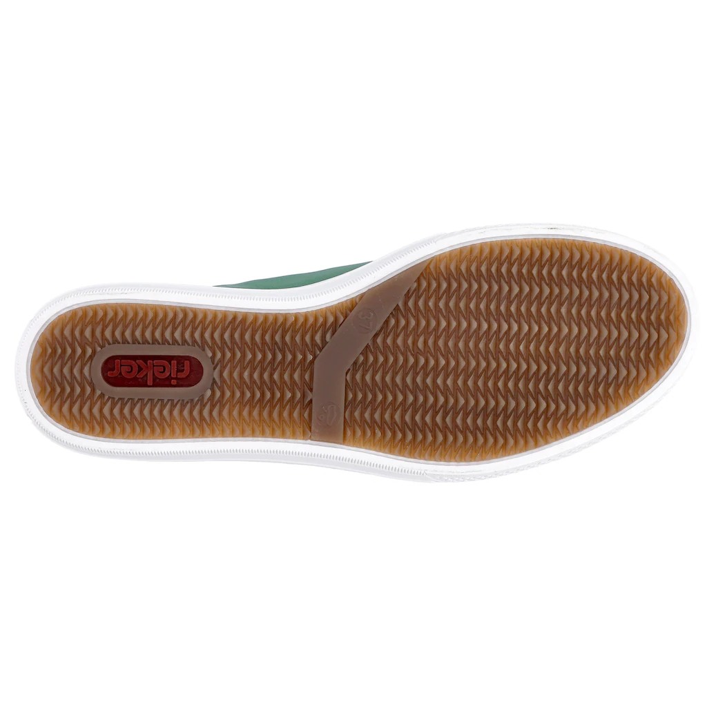 Rieker Plateausneaker mit seitlichem Reißverschluss Freizeitschuh Halbschuh Schnürschuh online kaufen Neuheiten