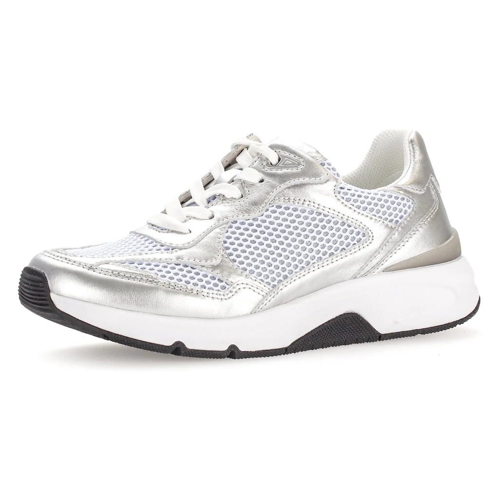 Gabor Rollingsoft Keilsneaker Freizeitschuh Halbschuh Schnürschuh mit gepolstertem Schaftrand online kaufen