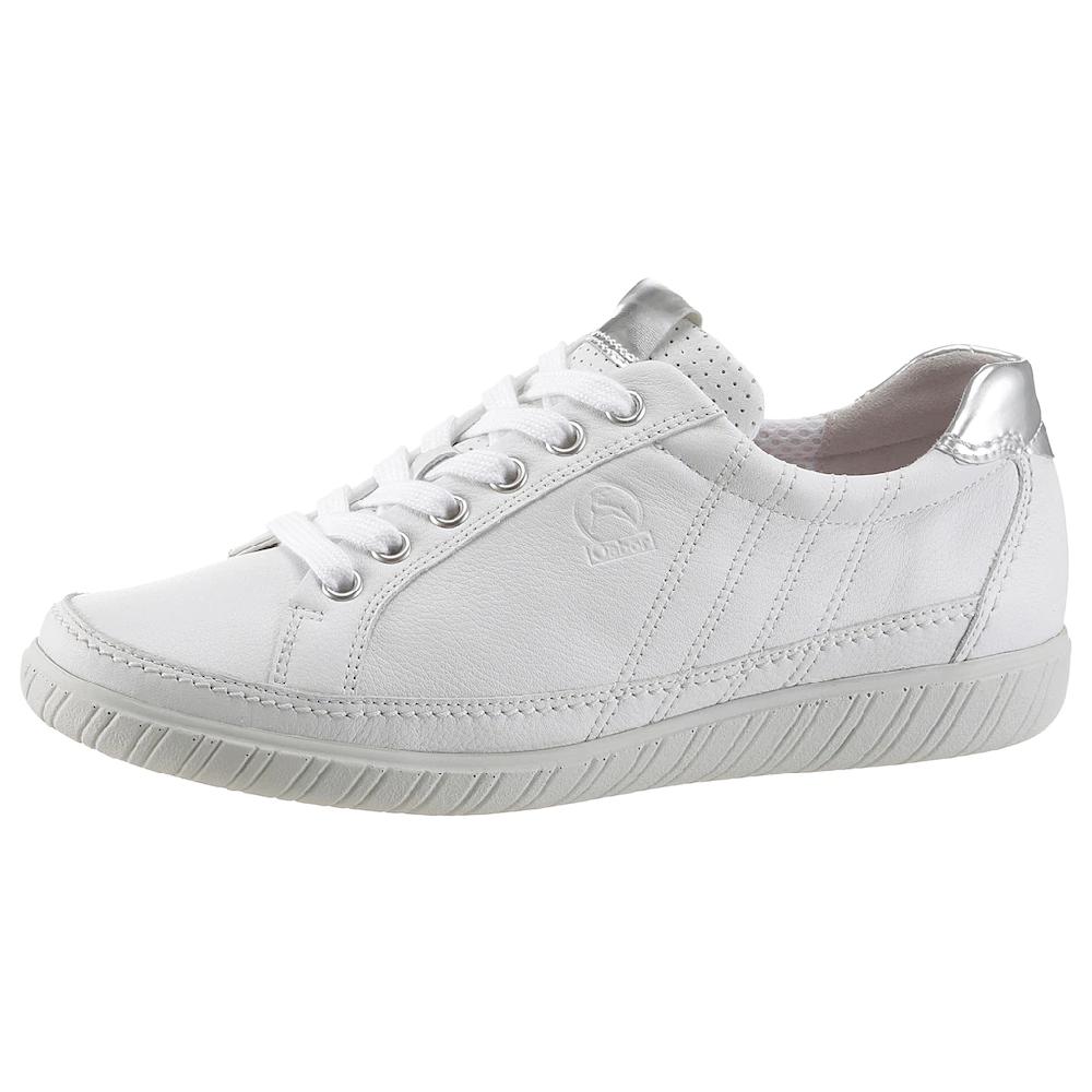 Gabor Sneaker »YORK« mit modischer Ziersteppung Freizeitschuh Halbschuh Schnürschuh