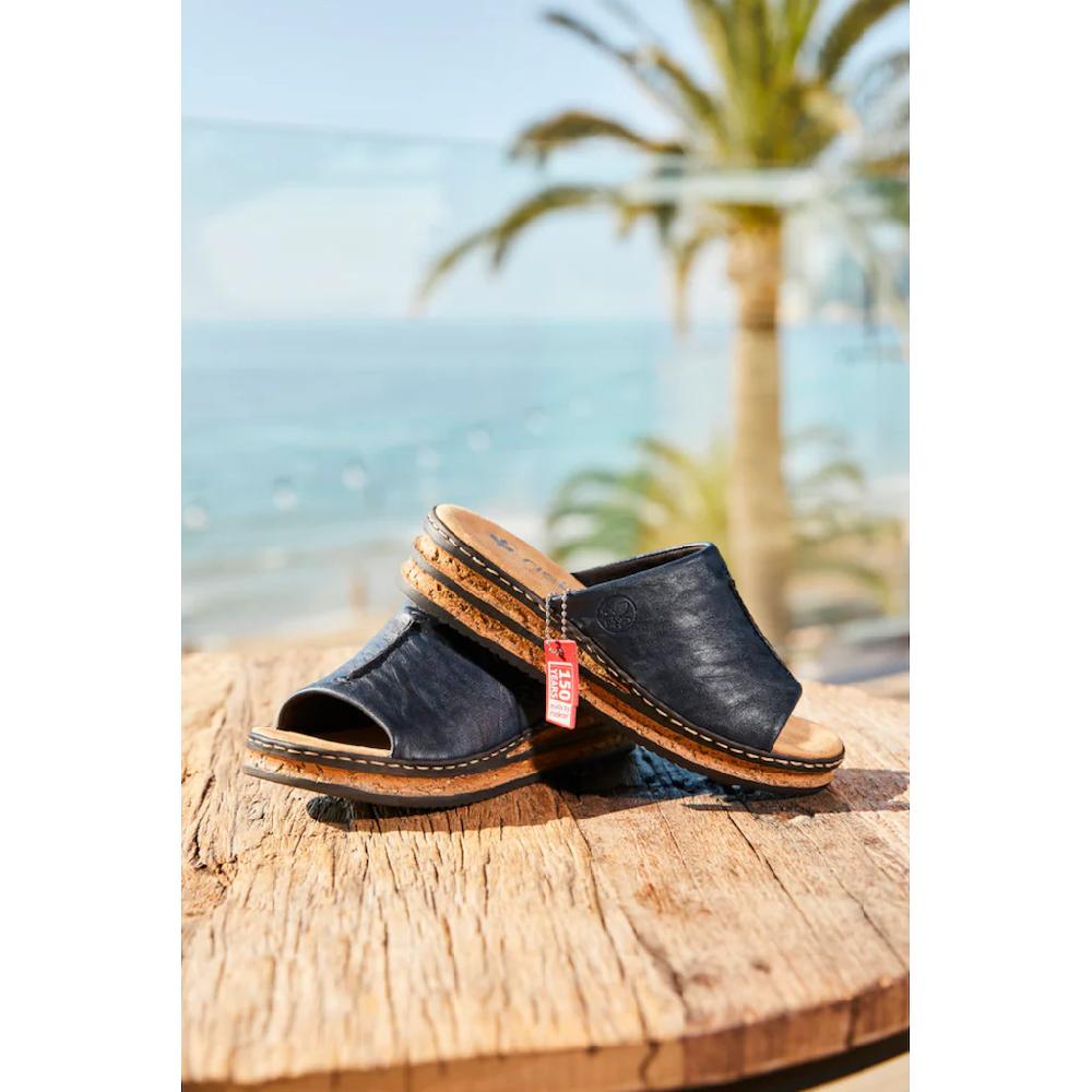 Rieker Pantolette Keilabsatz Sommerschuh 150 Jahre RIEKER Jubiläumsartikel kaufen Super Rabatt