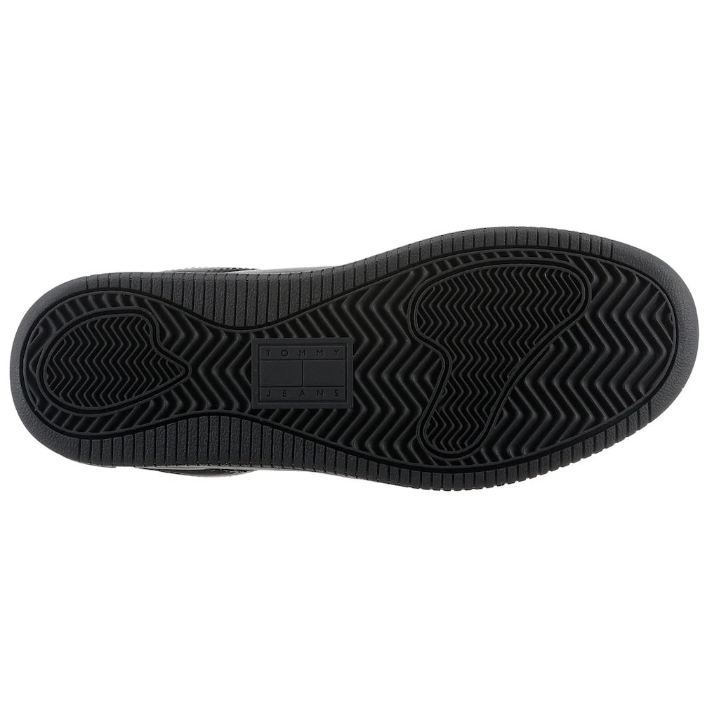 Tommy Jeans Plateausneaker »TJW RETRO BASKET ESS« Freizeitschuh Halbschuh Schnürschuh mit seitlicher Logoflagge online bestellen Black Friday Preise