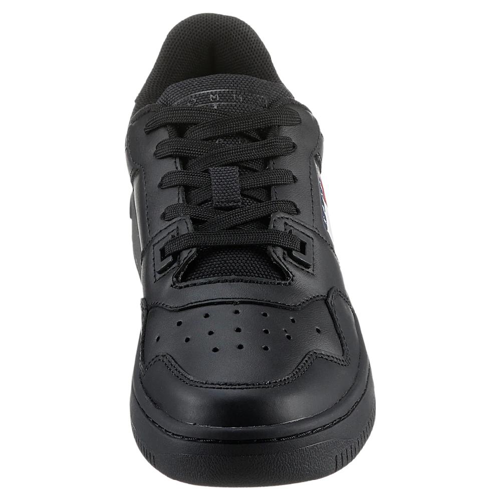 Tommy Jeans Plateausneaker »TJW RETRO BASKET ESS« Freizeitschuh Halbschuh Schnürschuh mit seitlicher Logoflagge online bestellen Black Friday Preise