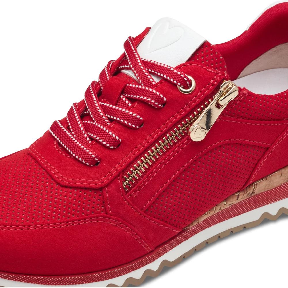 MARCO TOZZI Keilsneaker Freizeitschuh Halbschuh Schnürschuh in veganer Verarbeitung ▷ für Rabatte dieses Monats