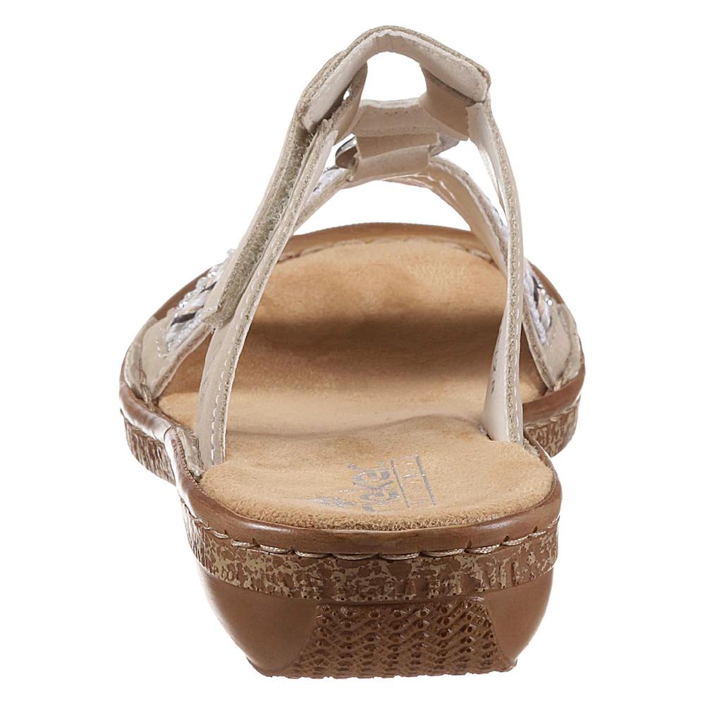 Rieker Pantolette mit modischem Schmuckring online kaufen Outlet