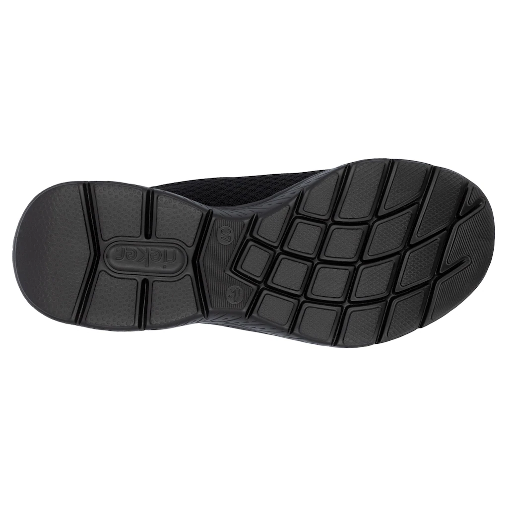 RIEKER Sport Slip-On Sneaker Trekking Schuh Freizeitschuh Slipper mit einfachem Schnellverschluss kaufen Auslauf