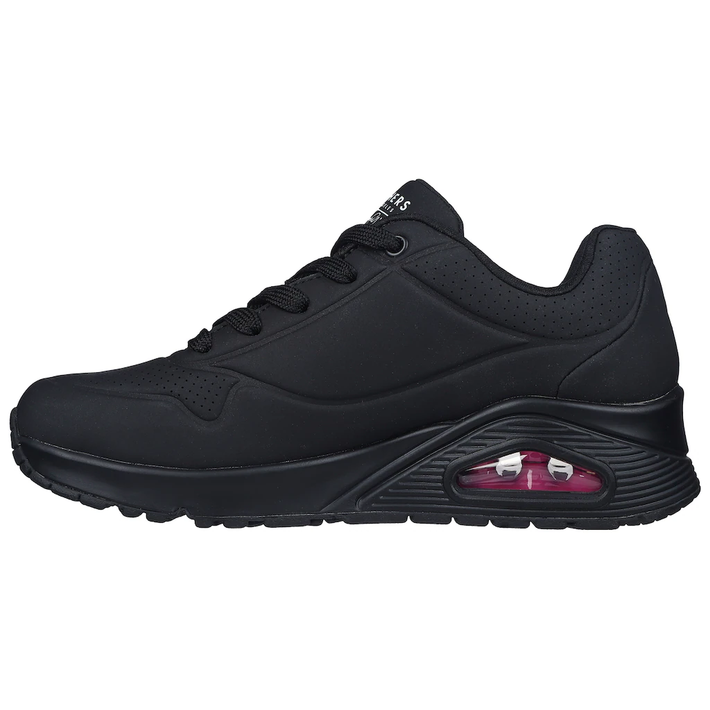 Skechers Sneaker »UNO DRIPPING IN LOVE« mit Herzen-Graffity-Print Freizeitschuh Halbschuh Schnürschuh bestellen Blitzverkäufe