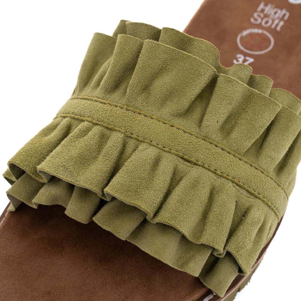 Ara Pantolette »KENT« Slides Flats Sandale mit geraffter Bandage Limitierter Zeitrabatt