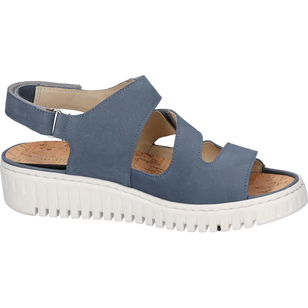 Waldläufer Keilsandalette »H-Willow« Sommerschuh Sandale Keilabsatz mit Kork-Fußbett Weite H online kaufen Großer Ausverkauf