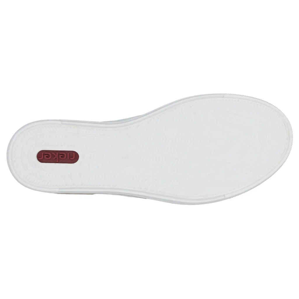 Rieker Plateausneaker harmonischen Kontrastdetails Freizeitschuh Halbschuh Schnürschuh online kaufen Online Shopping