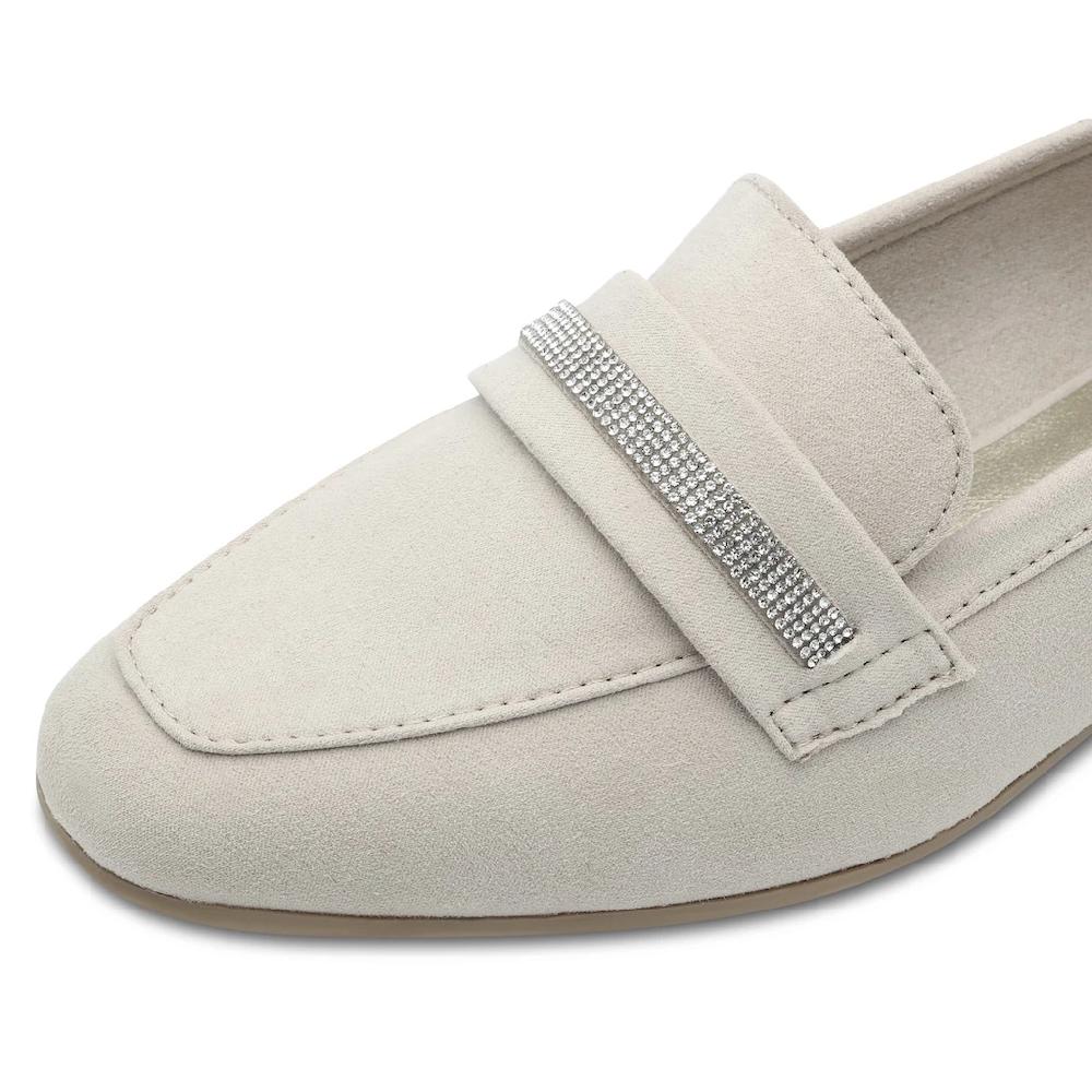 MARCO TOZZI Slipper Businessschuh Schlupfschuh Halbschuh mit funkelndem Zierriegel online kaufen Preisnachlass