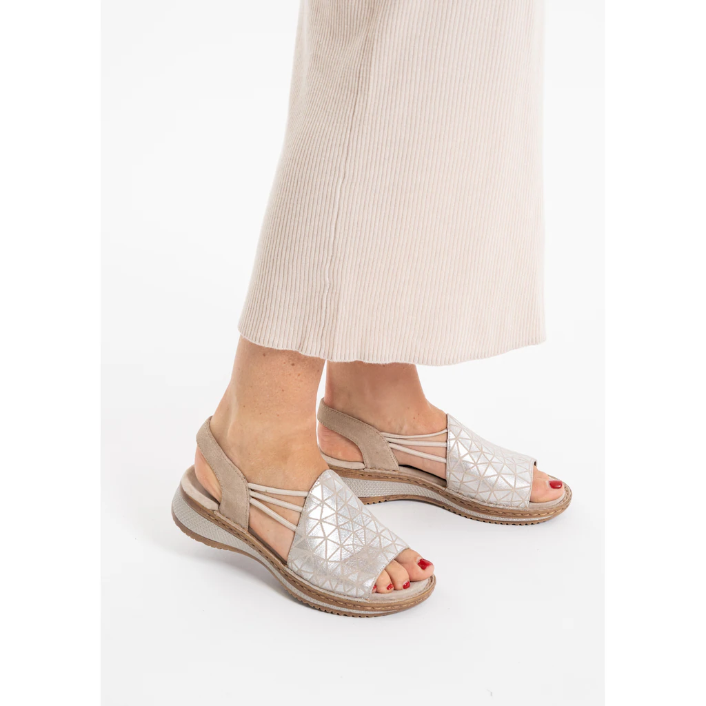 Ara Riemchensandale »HAWAII« Sommerschuh Sandalette Keilabsatz mit Stretch-Bänder G-Weite ▷ für Osterangebot