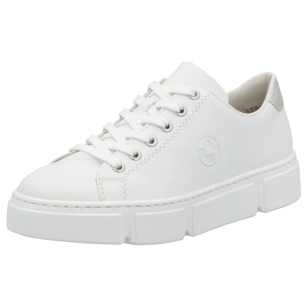 Rieker Plateausneaker in monochromer Optik Freizeitschuh Halbschuh Schnürschuh kaufen