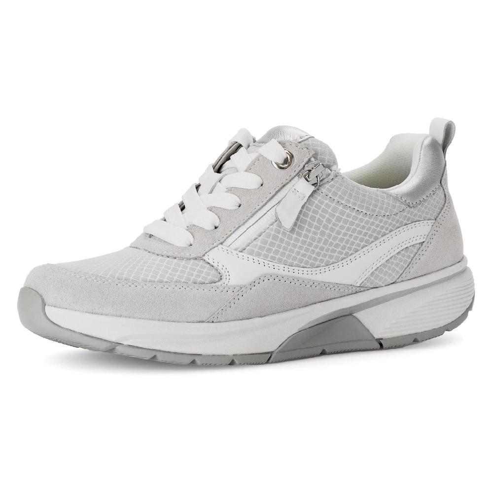 Gabor Rollingsoft Keilsneaker Freizeitschuh Halbschuh Schnürschuh mit Wechselfußbett