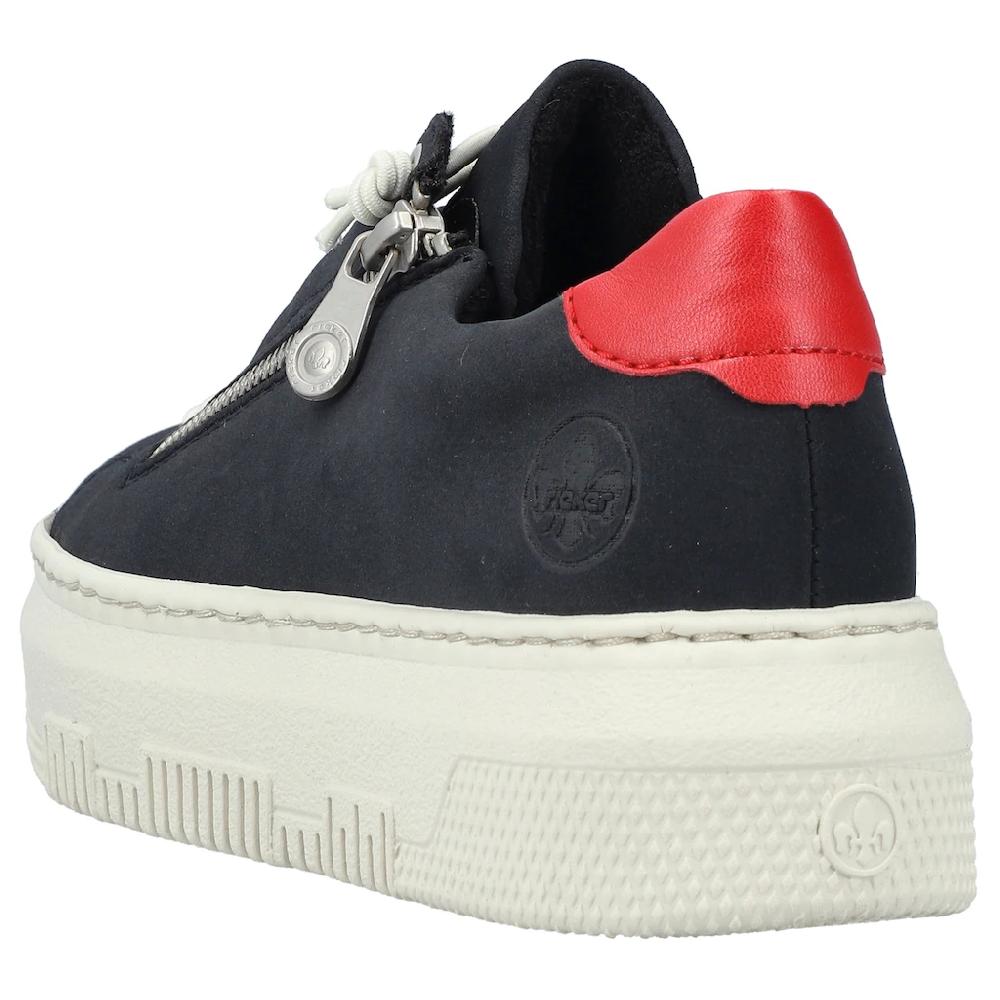 Rieker Plateausneaker Sneaker Slip-On Sneaker Slipper mit weicher Leder-Innensohle kaufen Räumungsverkauf