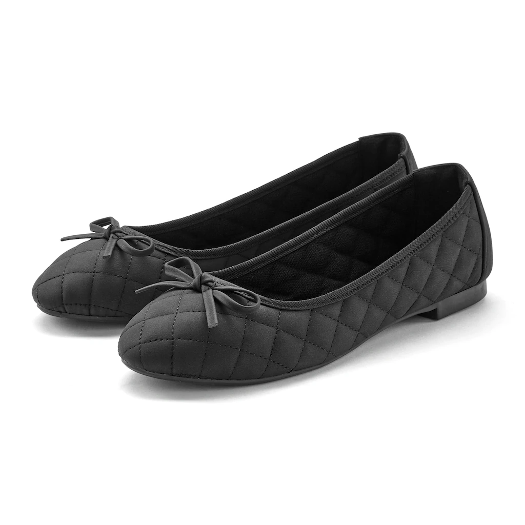 LASCANA Ballerina mit Schleifenapplikation VEGAN online bestellen