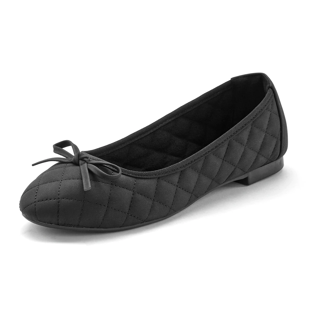 LASCANA Ballerina mit Schleifenapplikation VEGAN online bestellen Letzte 3 Tage