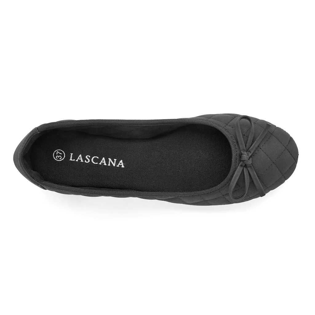 LASCANA Ballerina mit Schleifenapplikation VEGAN online bestellen Letzte 3 Tage