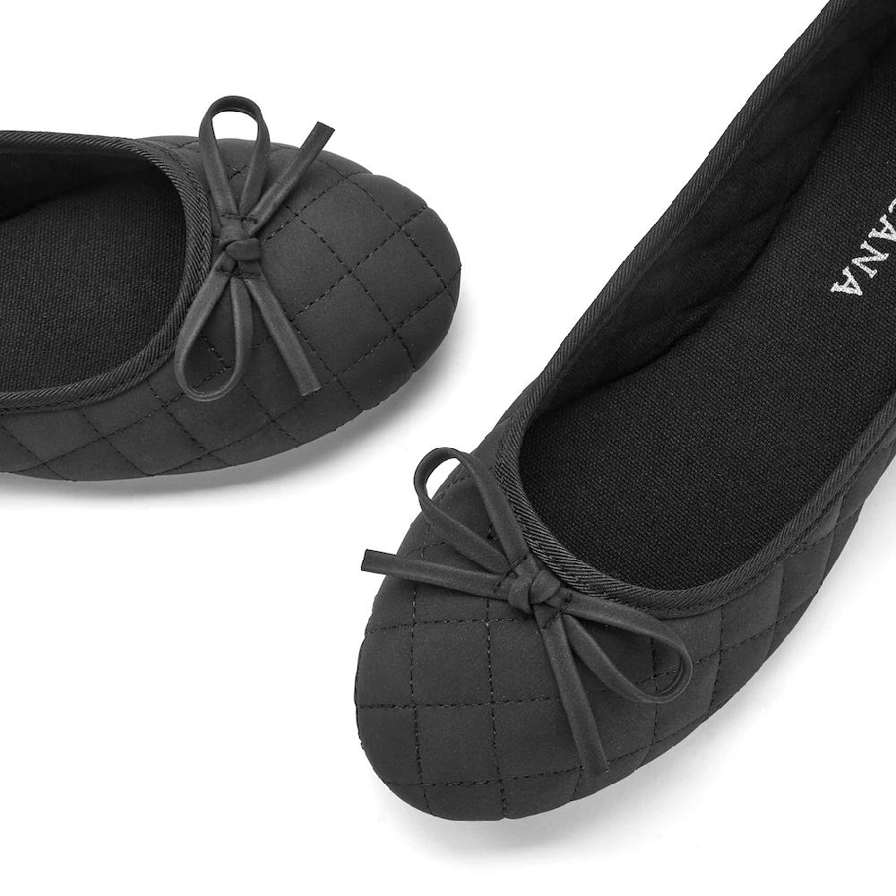 LASCANA Ballerina mit Schleifenapplikation VEGAN online bestellen Letzte 3 Tage