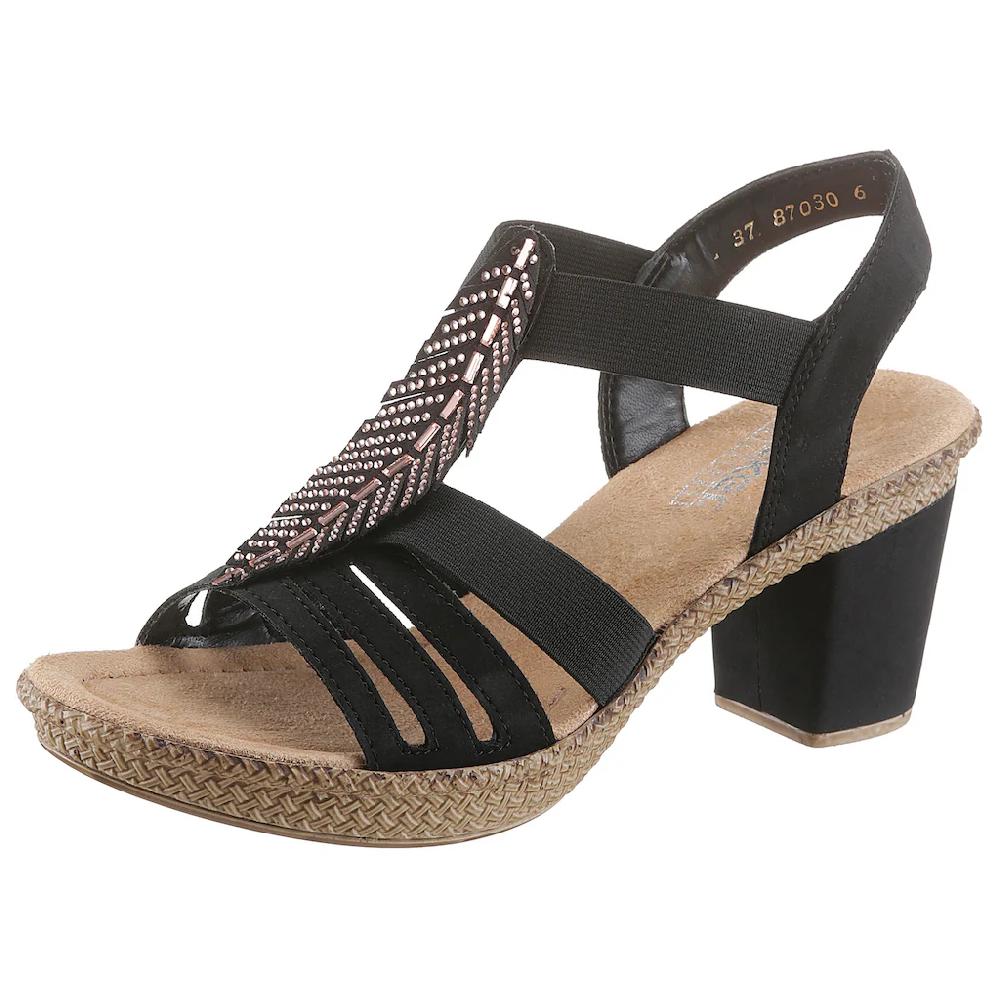 Rieker Sandalette mit Glitzersteinchen verziert online kaufen Hotsell