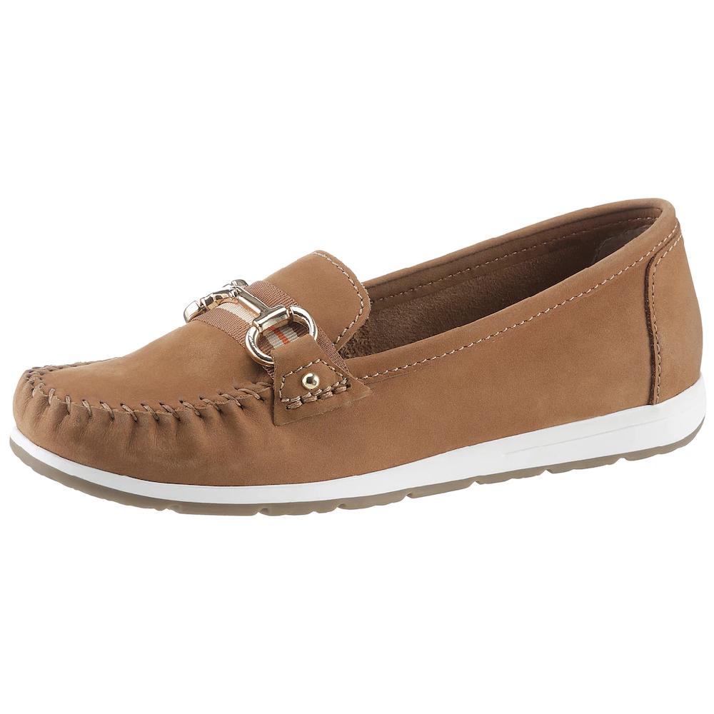 MARCO TOZZI Mokassin Halbschuh Schlupfschuh Freizeitschuh mit edler Schmuckspange bestellen