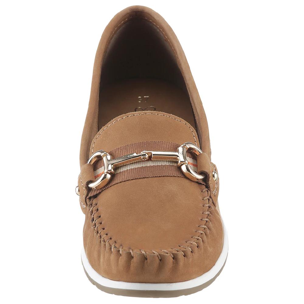 MARCO TOZZI Mokassin Halbschuh Schlupfschuh Freizeitschuh mit edler Schmuckspange bestellen Begrenztes Angebot