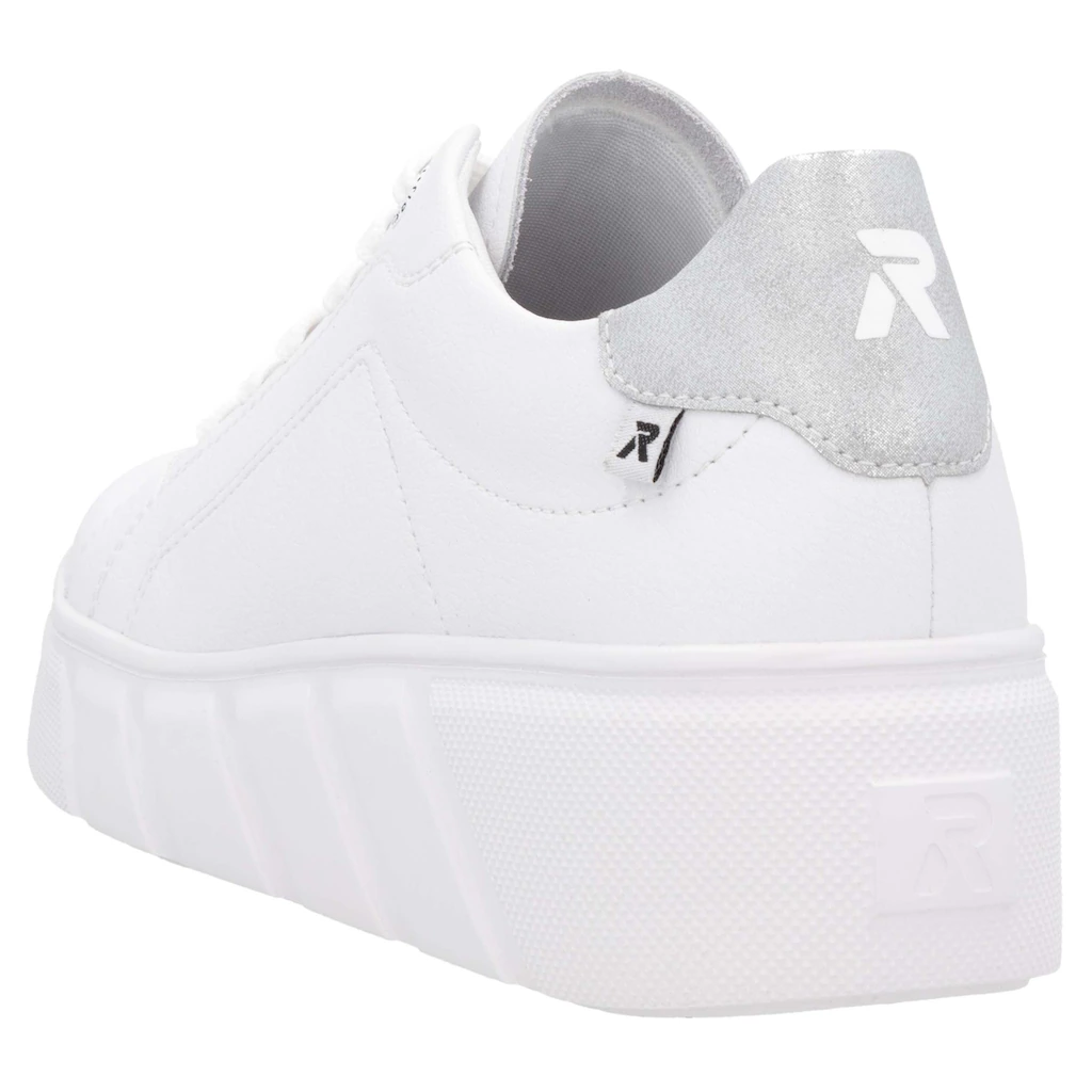 RIEKER Sport Plateausneaker Schnürschuh Freizeitschuh Halbschuh mit herausnehmbarer Einlegesohle bestellen Top Angebot