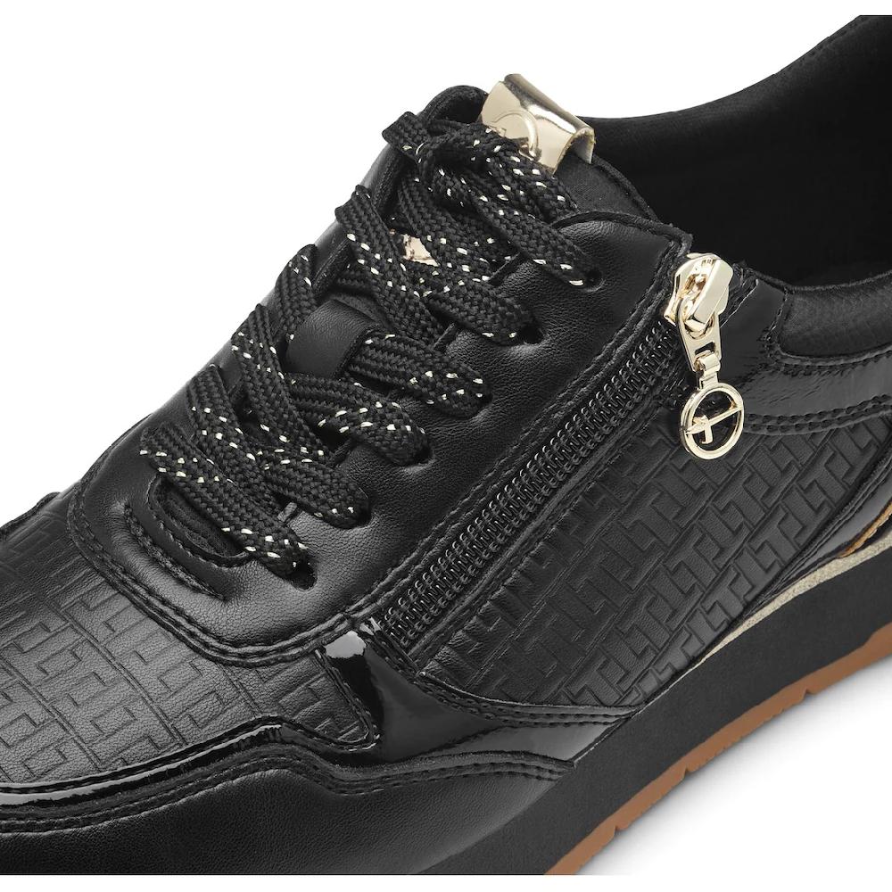 Tamaris Plateausneaker Freizeitschuh Halbschuh Schnürschuh mit dezenten Metallic-Details online bestellen Zeitbegrenzte Promotion