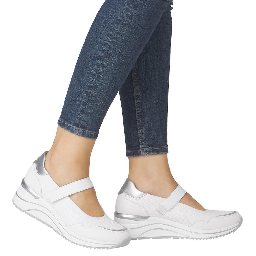 Remonte Riemchenballerina Keilabsatz Halbschuh Freizeitschuh mit Soft-Einlage online bestellen Sonderangebot der Fabrik