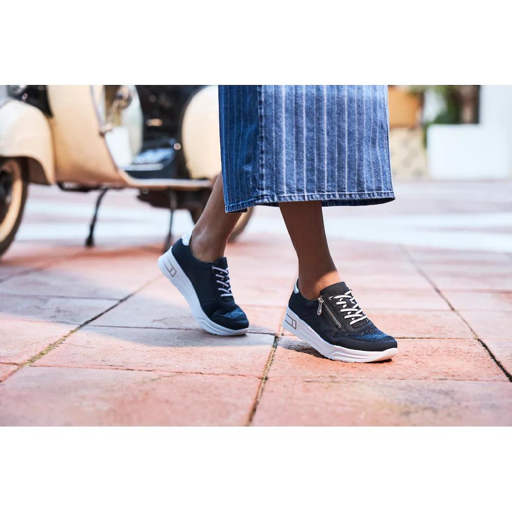 Rieker Plateausneaker Schnürschuh Halbschuh Freizeitschuh mit Soft-Einlage kaufen Sonderangebot