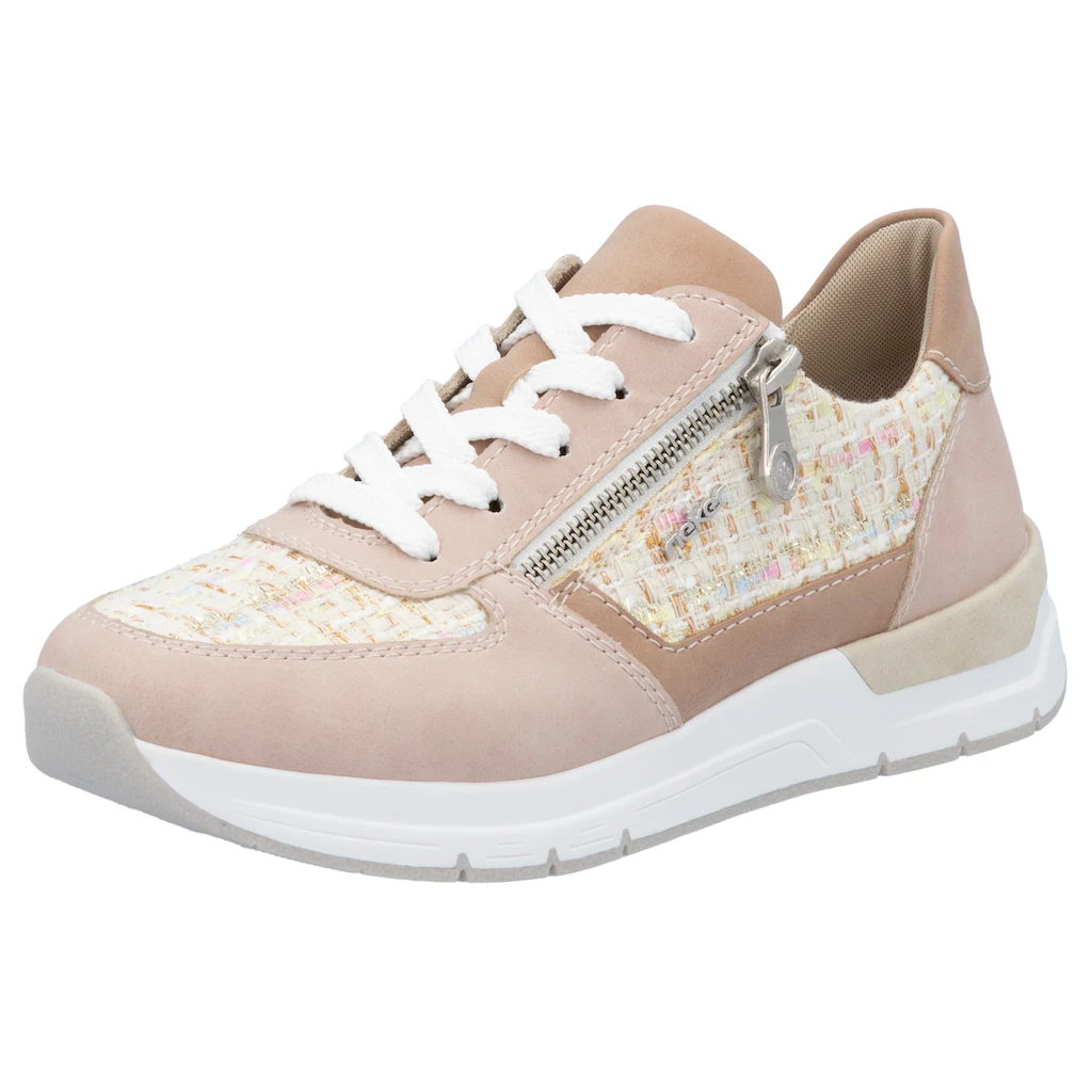 Rieker Keilsneaker Halbschuh Freizeitschuh Casual-Schnürschuh im Materialmix kaufen