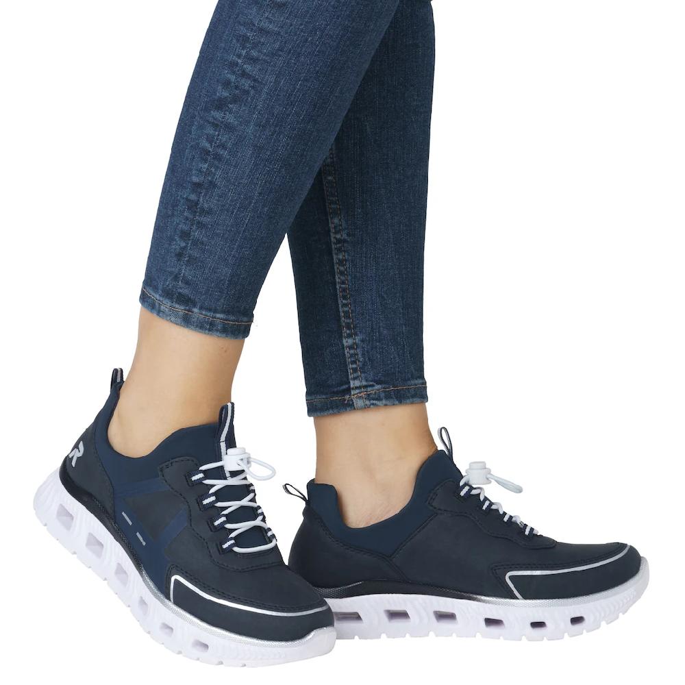 RIEKER Sport Slip-On Sneaker Schlupfschuh Halbschuh Freizeitsneaker mit Schnellverschluss Online Shopping