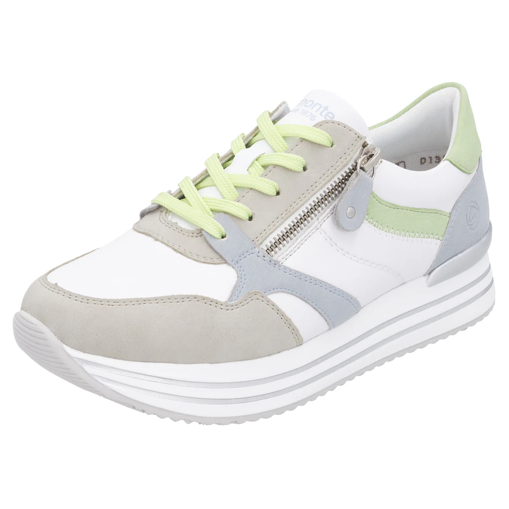 Remonte Plateausneaker Freizeitschuh Halbschuh Schnürschuh mit loser Soft-Einlage ▷ für
