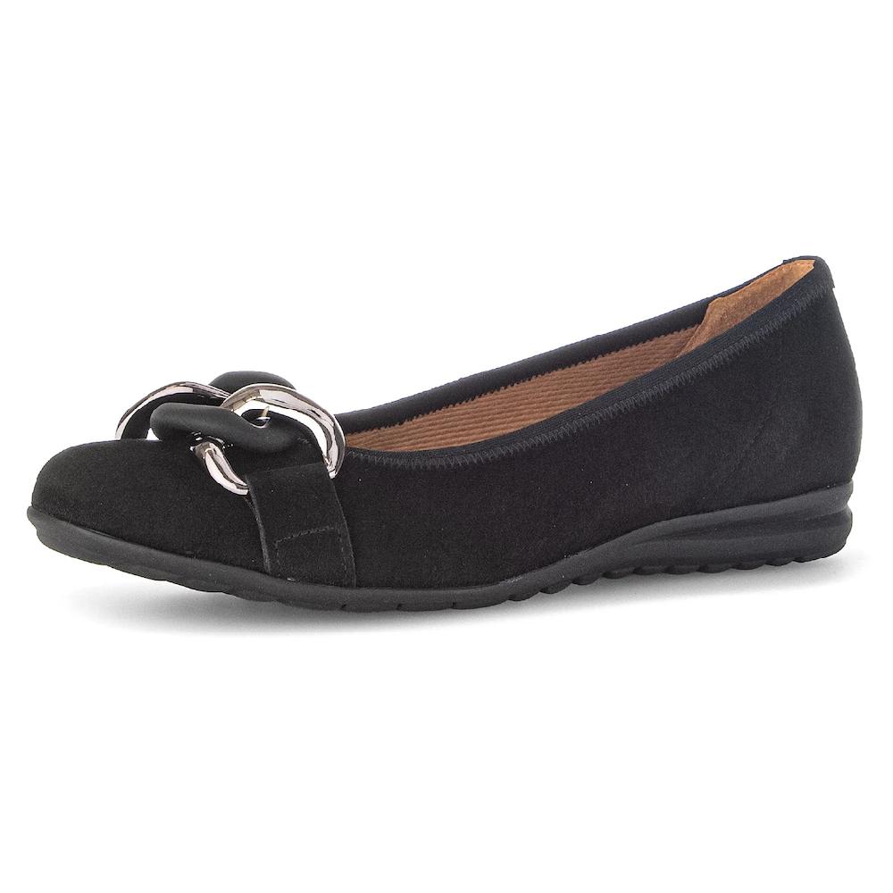 Gabor Ballerina »FLORENZ« Flache Schuhe Slipper in abgerundeter Form online kaufen Sonderangebote