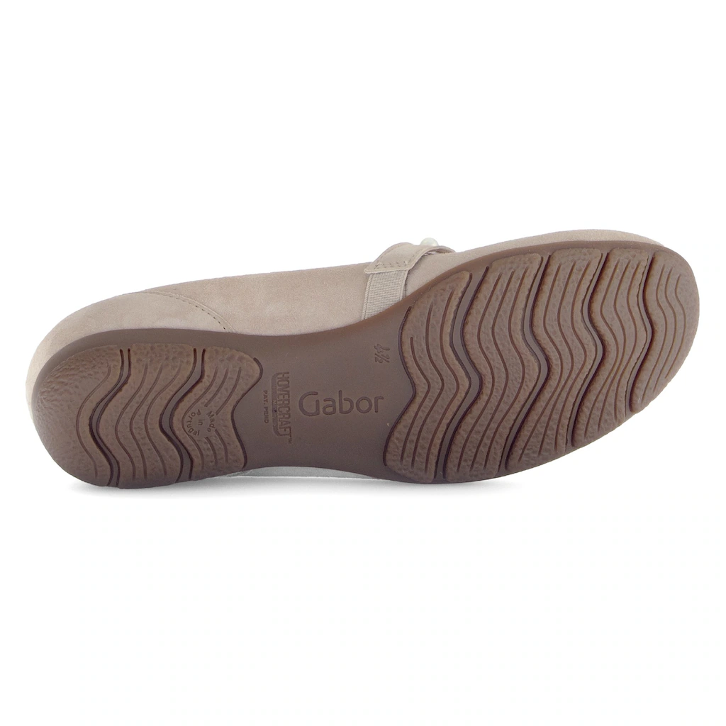 Gabor Riemchenballerina Businesschuh Kettschuh mit Hovercraft-Luftkammer-Laufsohle Bis zu 65% Rabatt