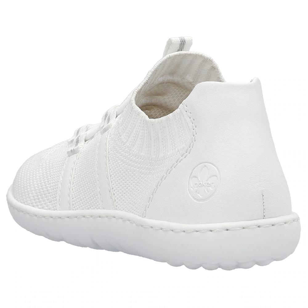 Rieker Slip-On Sneaker »Barfußschuh« Slipper Freizeitschuh Halbschuh mit elastischem Strickschaft online kaufen Vierteljährliche Förderung