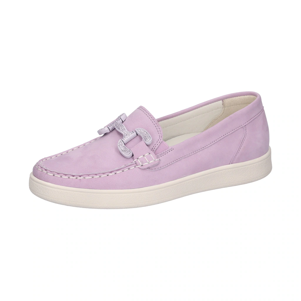 Waldläufer Mokassin »H-DAISY« Slipper Bequemschuh Schlupfschuh H-Weite mit Strass-Steinchen
