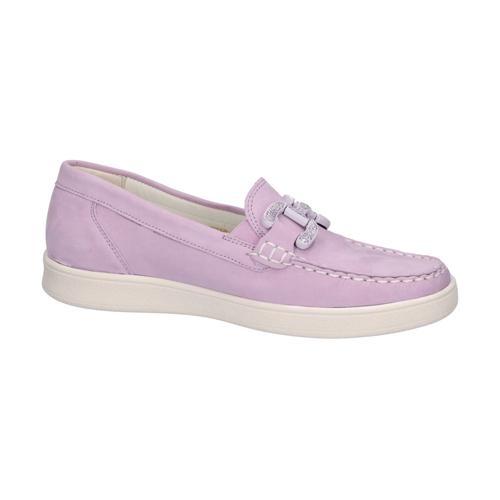 Waldläufer Mokassin »H-DAISY« Slipper Bequemschuh Schlupfschuh H-Weite mit Strass-Steinchen Clearance-Verkauf