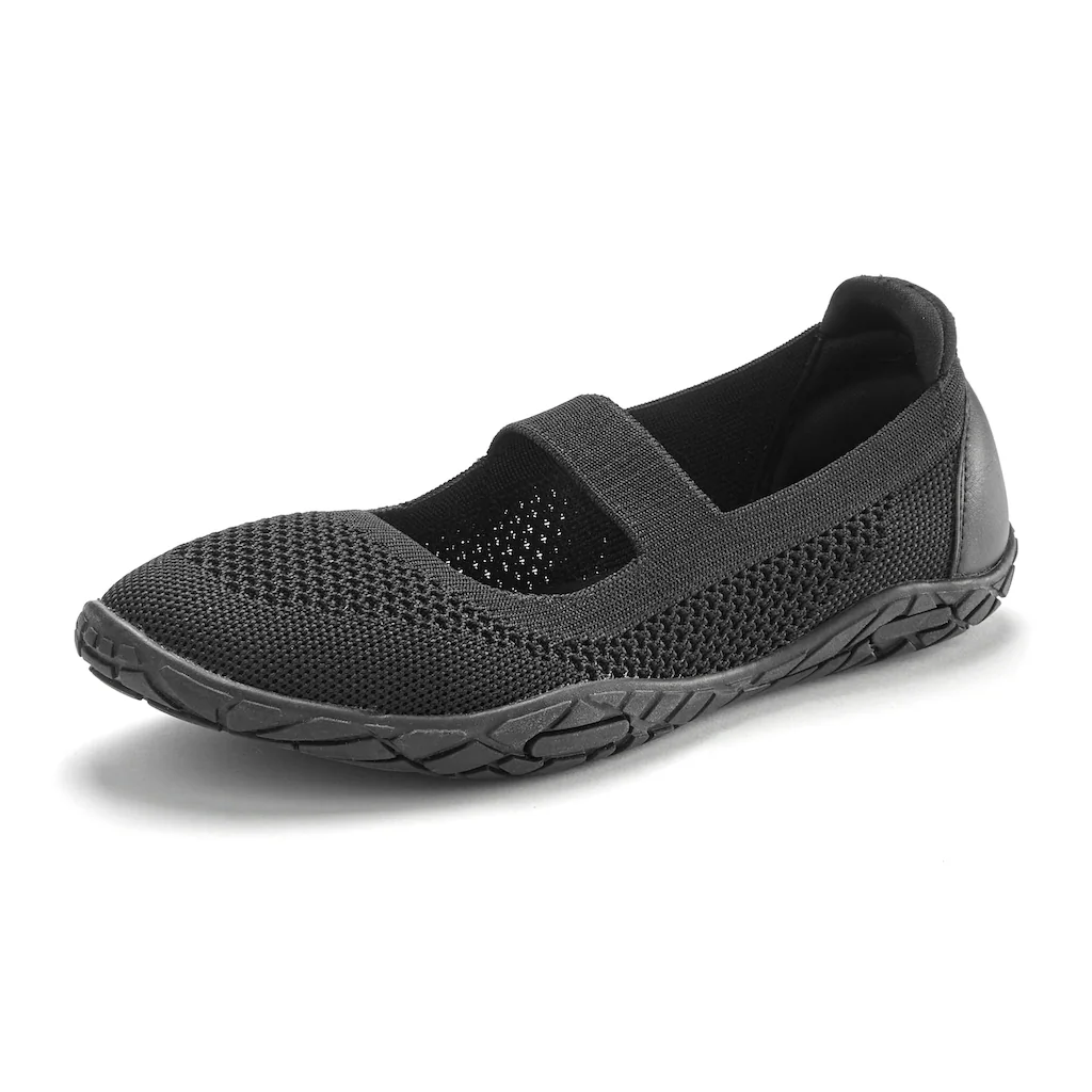 LASCANA Sneaker Ballerinas »Riemchenballerina Slip-On-Sneaker« Freizeitschuh Slipper Halbschuh superleicht flexible Sohle VEGAN bestellen Speichern exportieren